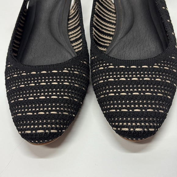 Vivaia Tamia Almond Toe Slingback Wedge Sandals Size EU 37 (US 6.5) - Picture 3 of 8